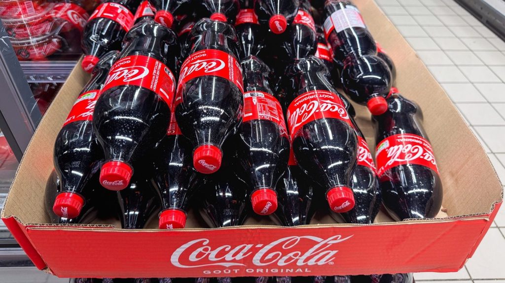 Coca-Cola on sale in Paris, France, 22 January 2025