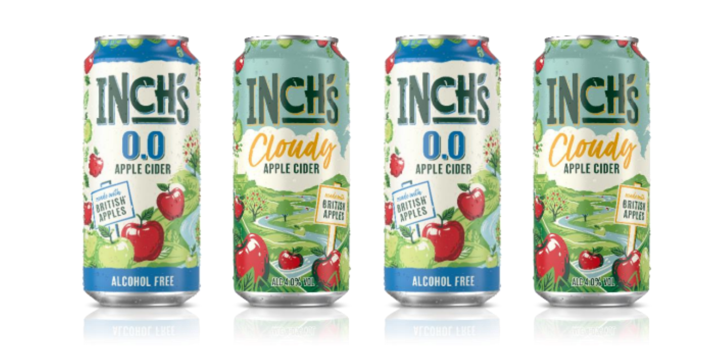 Heineken adds to UK Inch’s range with alcohol-free, cloudy ciders